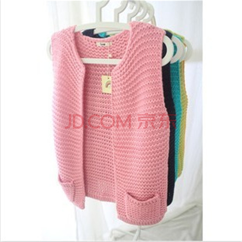 秋冬新款儿童马甲羊绒衫毛衣女