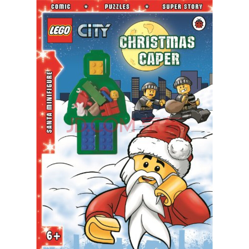 LEGO City: Christmas Caper Activity Book with Minifigure [平装] (乐高城市：圣诞恶作剧活动书，附人仔)