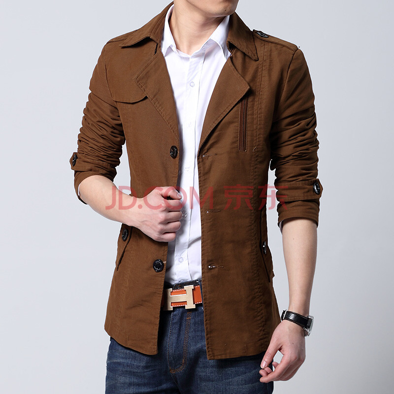 2014<em>春季青年</em>男装薄款<em>外套男士</em>时尚修身