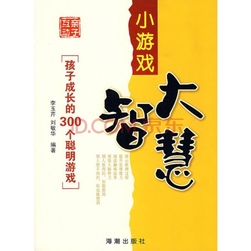 亲子互动小游戏 大智慧(孩子成长的300个聪明游戏)