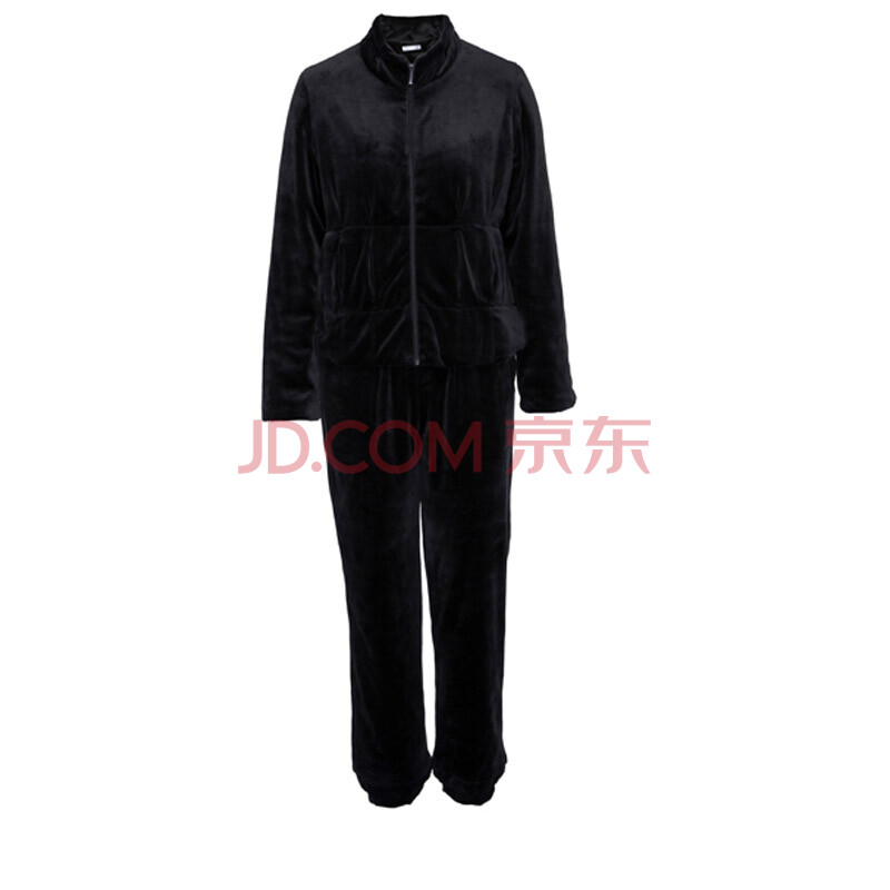 爱慕<em>睡衣</em>-暖绒分身加<em>棉睡衣</em>AM46881 黑色 16