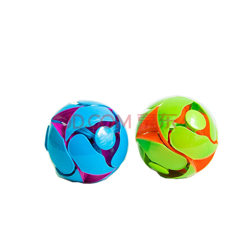 儿童玩具手抛球变形变色球变形球 变色球双色球魔术球