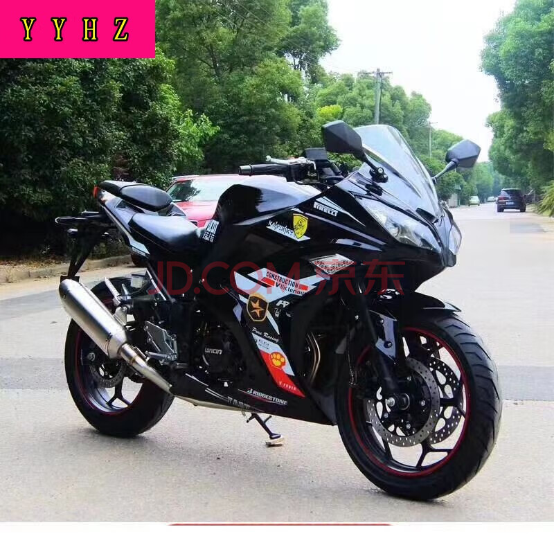 四电喷小忍者款式200cc-400cc川趴赛街车跑车小忍者款式本田款式 黑色