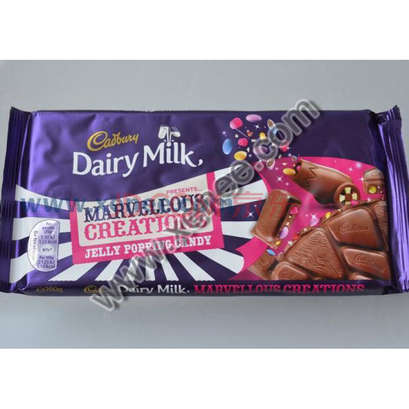 英国吉百利cadbury marvelous jelly popping巧克力跳跳糖