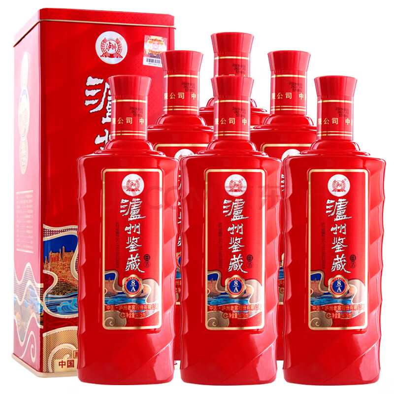 泸州老窖 泸州鉴藏8a 52度 475ml*6瓶