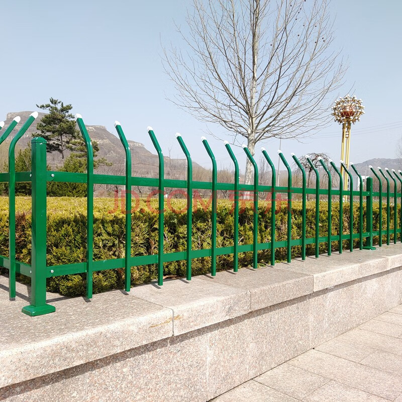 瑞耀锌钢草坪护栏围栏栅栏铁艺户外市政绿化带隔离栏护栏栏杆绿化围栏