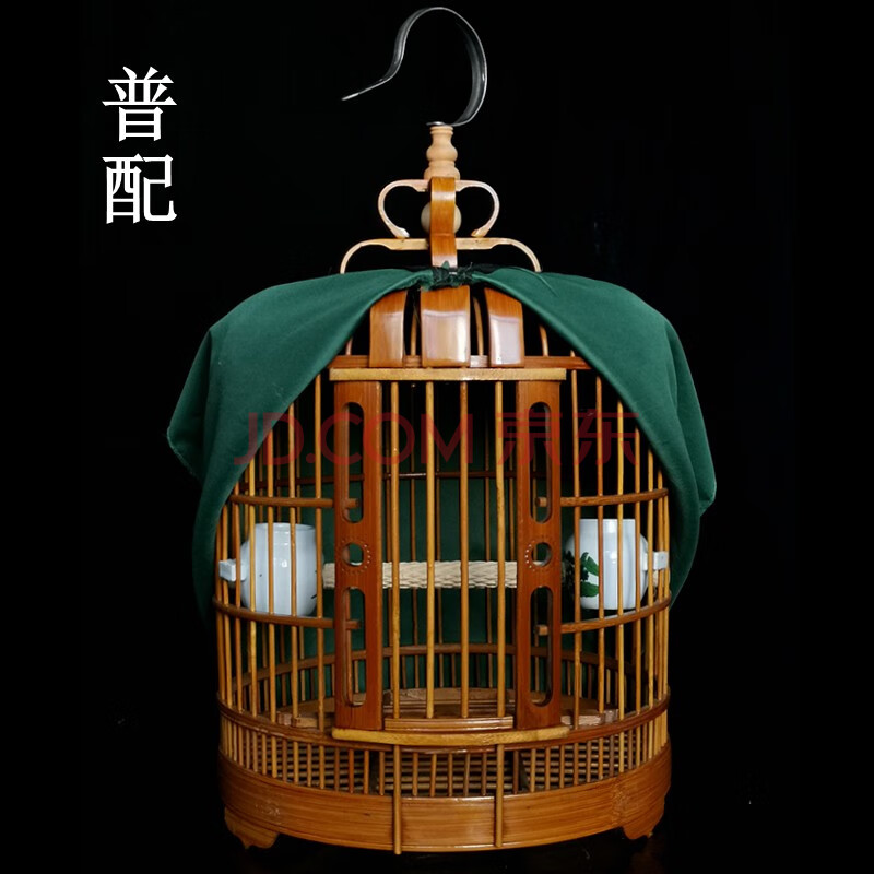 青青鸟笼画眉鸟笼贵阳三皮笼鸟笼子大号新款竹质大鸟笼八哥鸟笼竹制