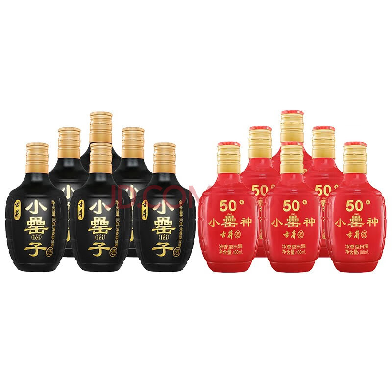 古井贡 50度 古井小罍神100ml*6 42度古井小罍子100ml