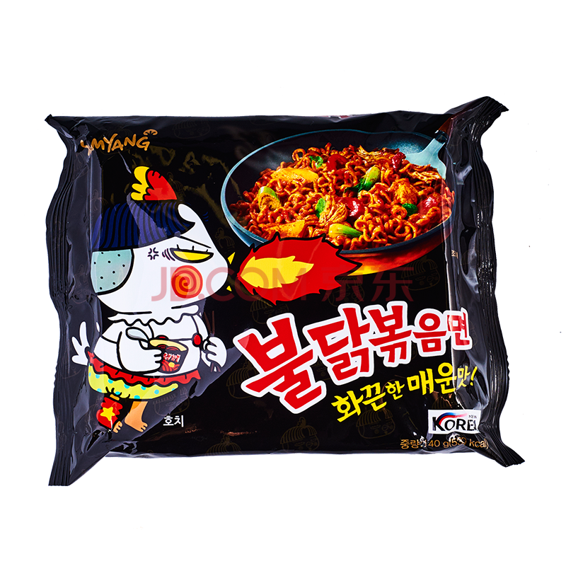 韩国进口三养火鸡面超辣鸡肉速食干拌面140g/袋 超辣(黑袋)140克一包