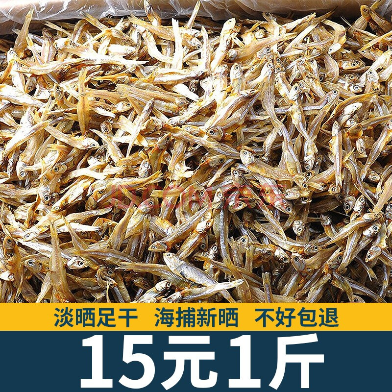 鱼臻多 淡晒小鱼干海鲜干货海燕鱼北海特产水产小银鱼