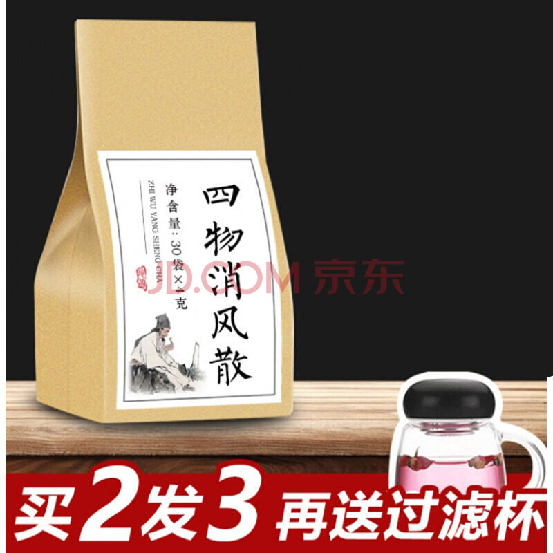 四物消风散皮肤手掌角化红/*疹子茶痒痛凉血消风汤 荨麻风/湿/热