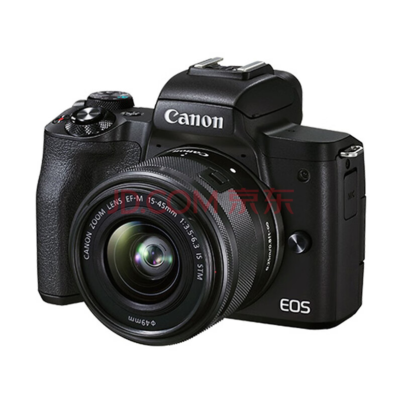 佳能(canon)eos m50 mark ii m50二代 微单相机 15-45微单镜头 黑色