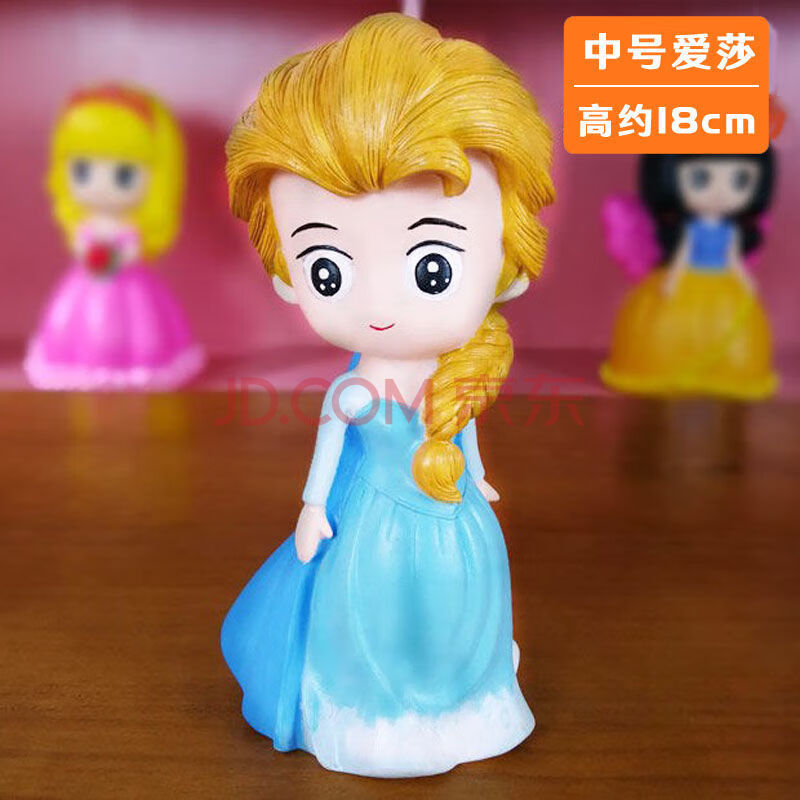 彩绘石膏娃娃涂色白胚涂鸦绘画手工diy存钱罐上色搪胶陶瓷玩具女 公主
