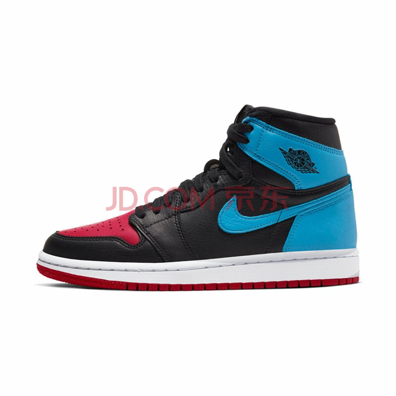 耐克airjordan1aj1chicago反转警灯红蓝拼接篮球鞋cd0461046cd