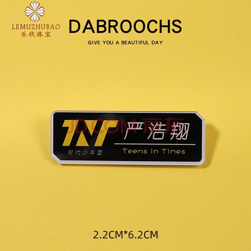 马嘉祺丁程鑫宋亚轩刘耀文名字胸牌粉丝应援牌 261 tnt【严浩翔】