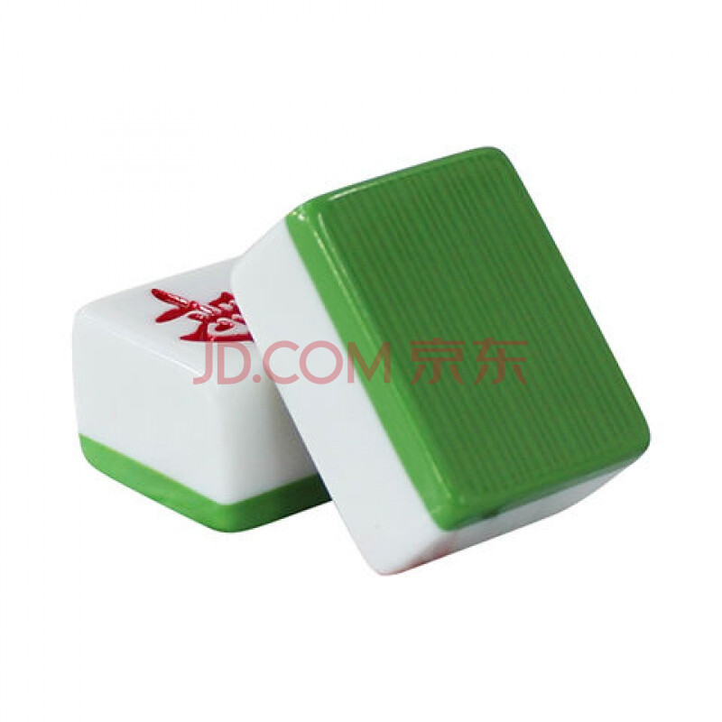 u家用麻将牌大号手搓麻将一级384042mm中号 礼品音然 一级44#蓝绿144
