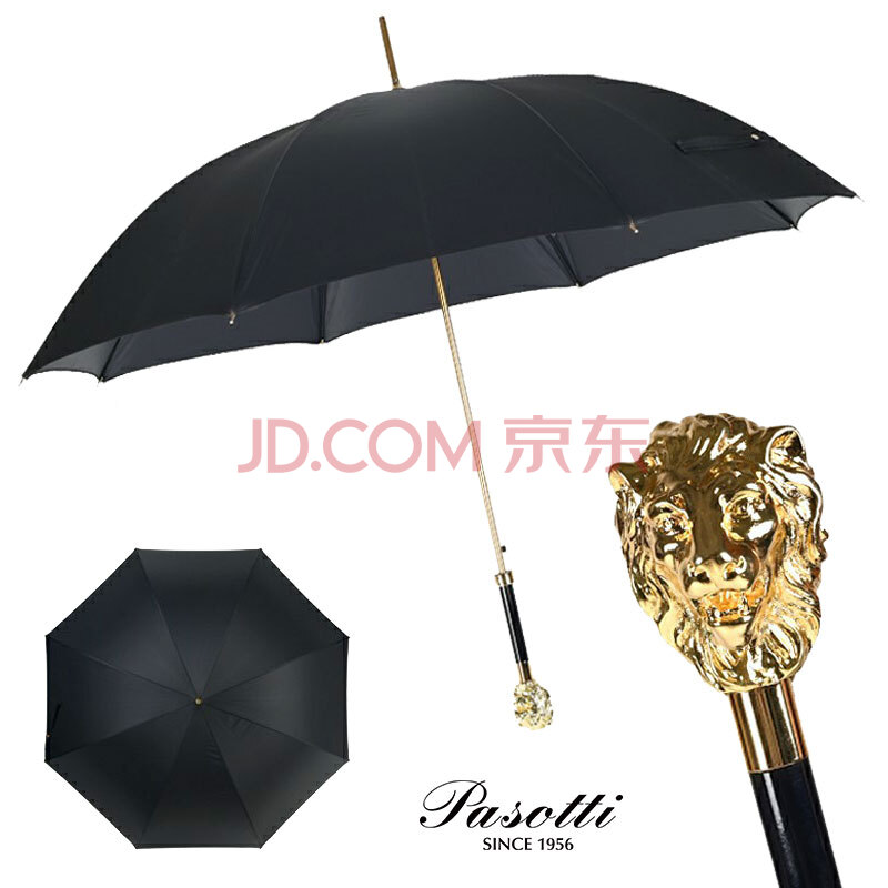 劳斯莱斯雨伞 pasotti意大利雨伞劳斯莱斯金狮子晴雨伞防晒男士长柄