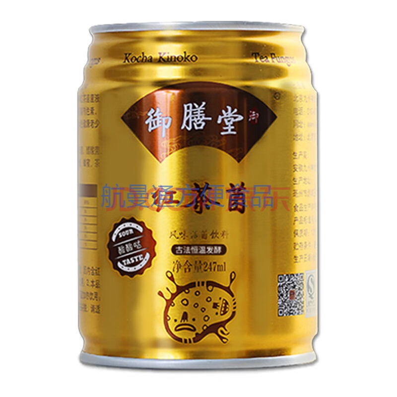 御膳堂康普茶红茶菌饮料kombucha活性菌健康茶饮料 红茶菌3瓶*3瓶(共6