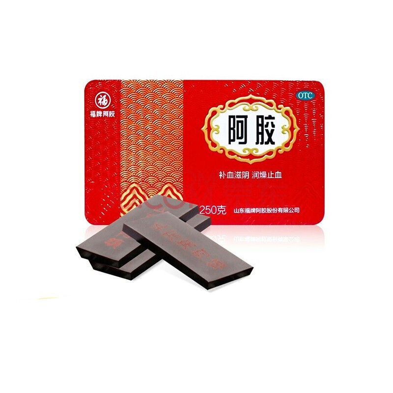 福牌阿胶 福胶阿胶片阿胶块250g 补气养血 滋阴 润燥