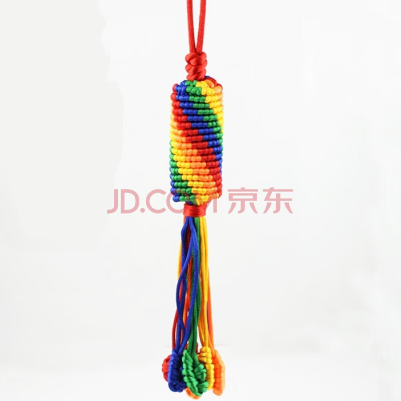 汽车装饰 挂件 法士隆(fashilong) 金刚结汽车挂件藏式挂饰五彩转经筒