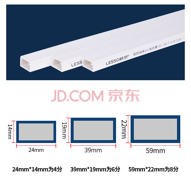 适于联塑pvc线槽阻燃电线槽方形线槽开口明装u型线槽电工线槽配件