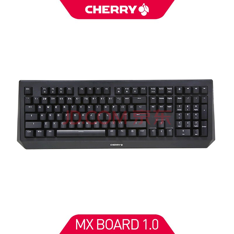 樱桃(cherry)mx1.0游戏机械键盘便携人体工学设计 108