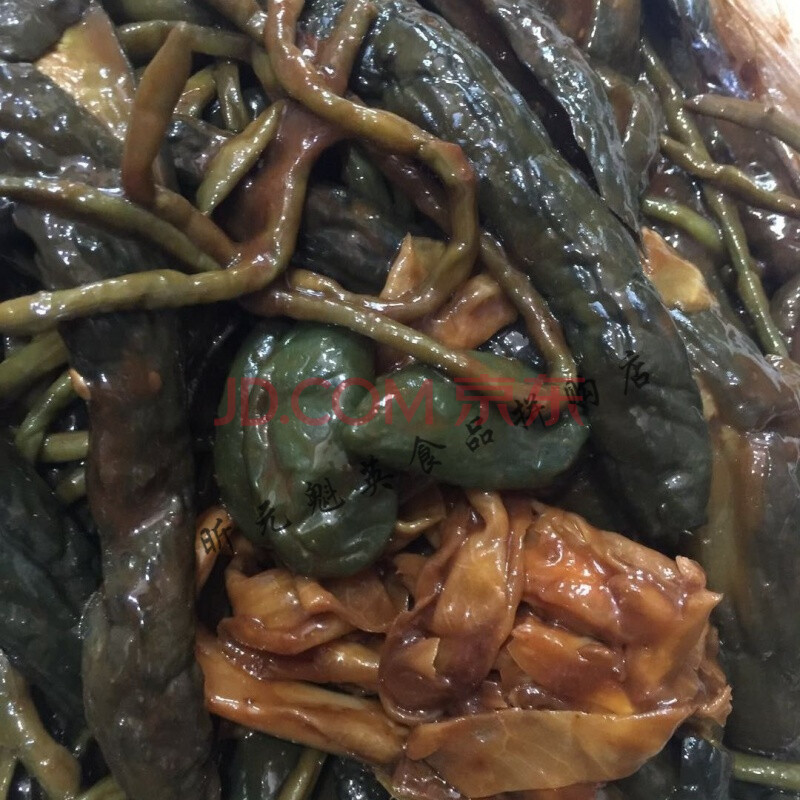 咸菜东北酱缸咸菜酱杂菜芹菜长豆黄瓜甘蓝乡特产吉林500g 酱缸咸菜巨