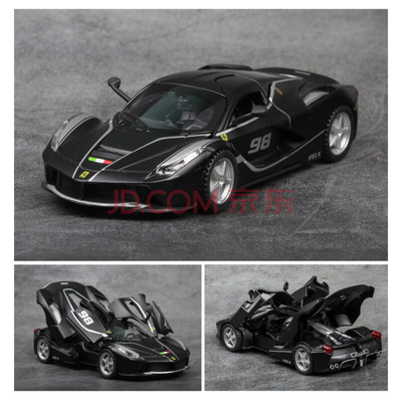 合金模型法拉利j50车模敞篷车拉法laferrari跑车仿真赛车玩具汽车 fxx