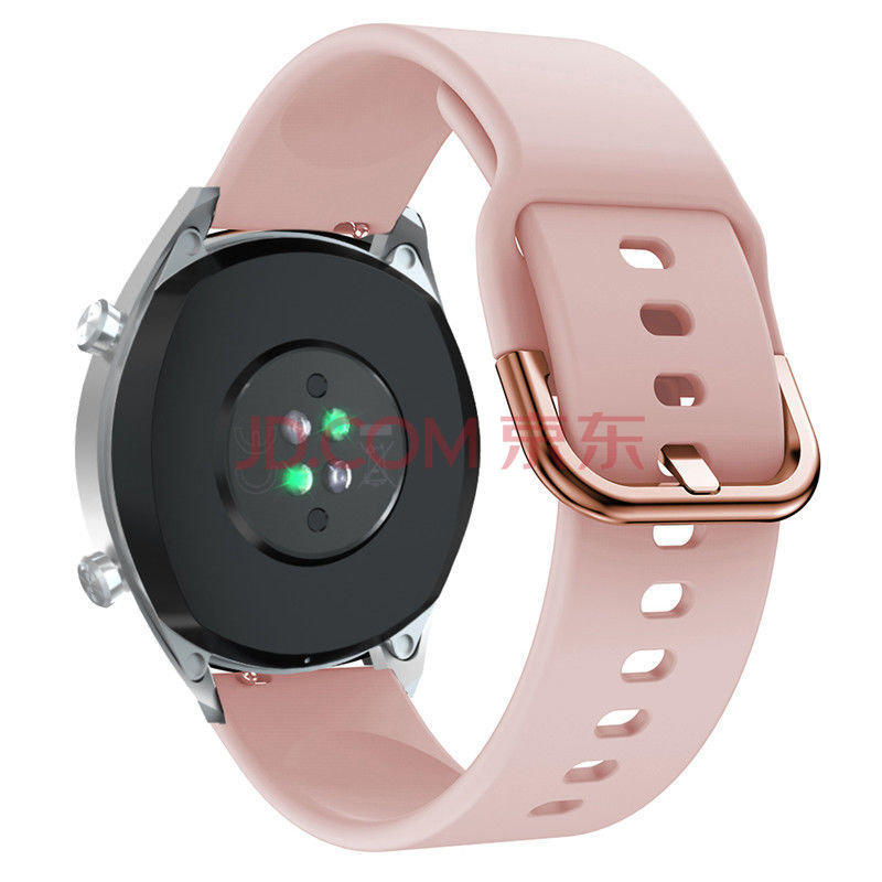 叠汇生华为watchgt2e手表带荣耀magic46mm梦幻系列流沙杏透气硅胶腕带