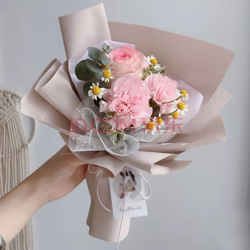 热带之恋鲜花速递单支玫瑰单枝向日葵单只康乃馨花束包装礼物送员工