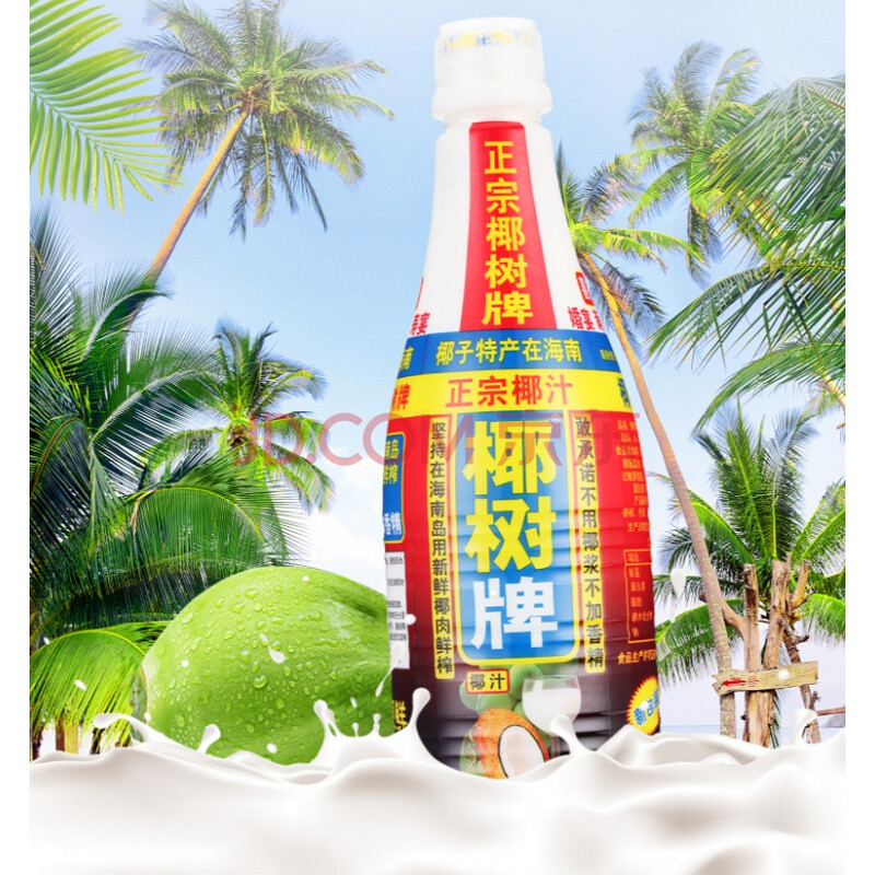 椰树椰汁植物蛋白饮料 不添加香精 1.25l*6瓶/箱