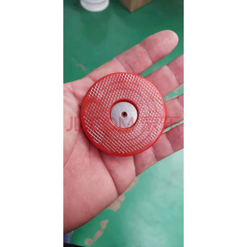 红色热熔垫片65型隧道墙壁固定垫圈丝网热熔衬片防水板热熔垫片 西瓜