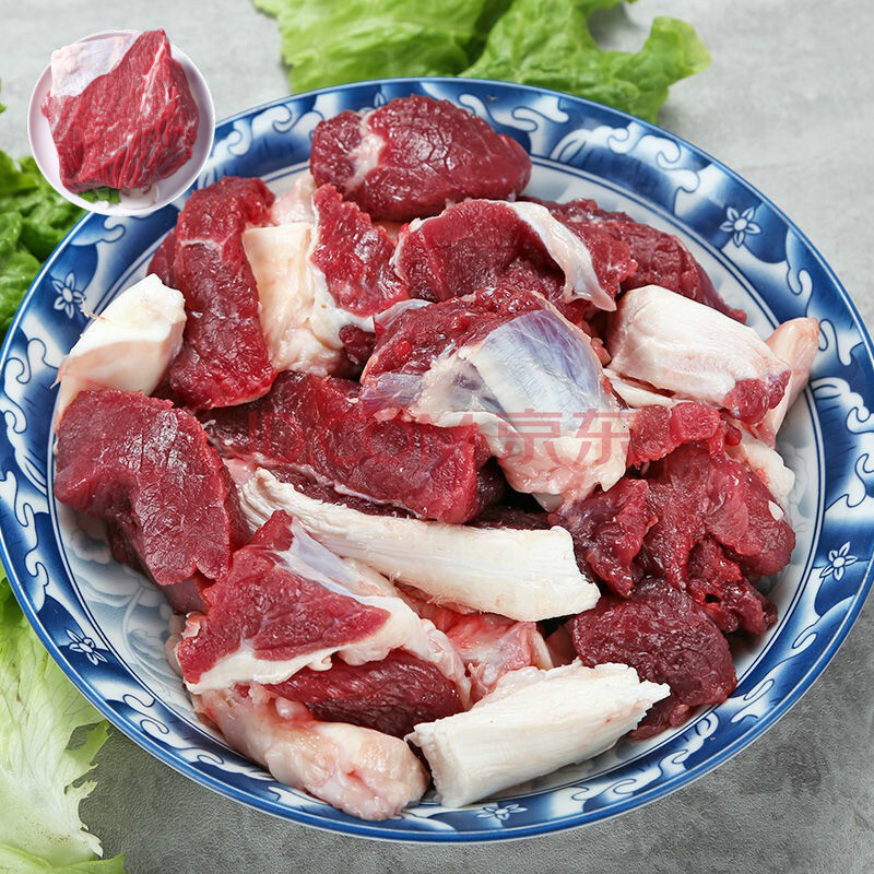 筋头巴脑生牛肉新鲜牛肉微调理 美味筋头巴脑】2斤装