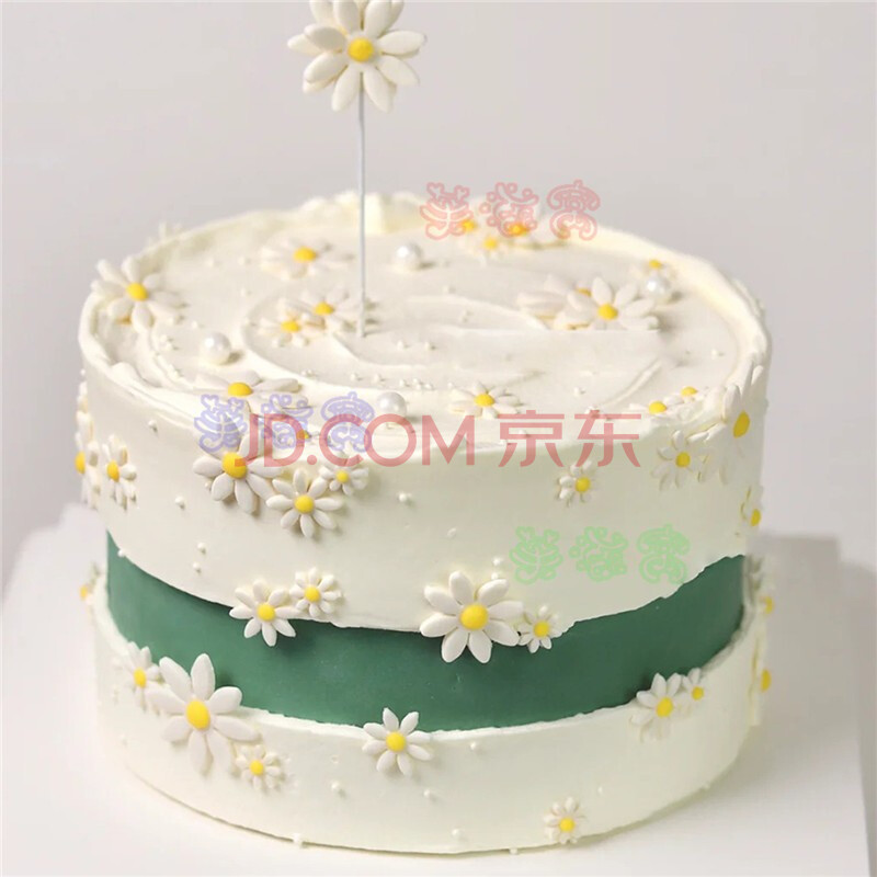 2020最火生日蛋糕女孩,2020最火生日蛋糕女生 网红雏菊生日蛋糕同城小清新蛋糕送闺蜜女孩全国北京上海广州深圳杭州