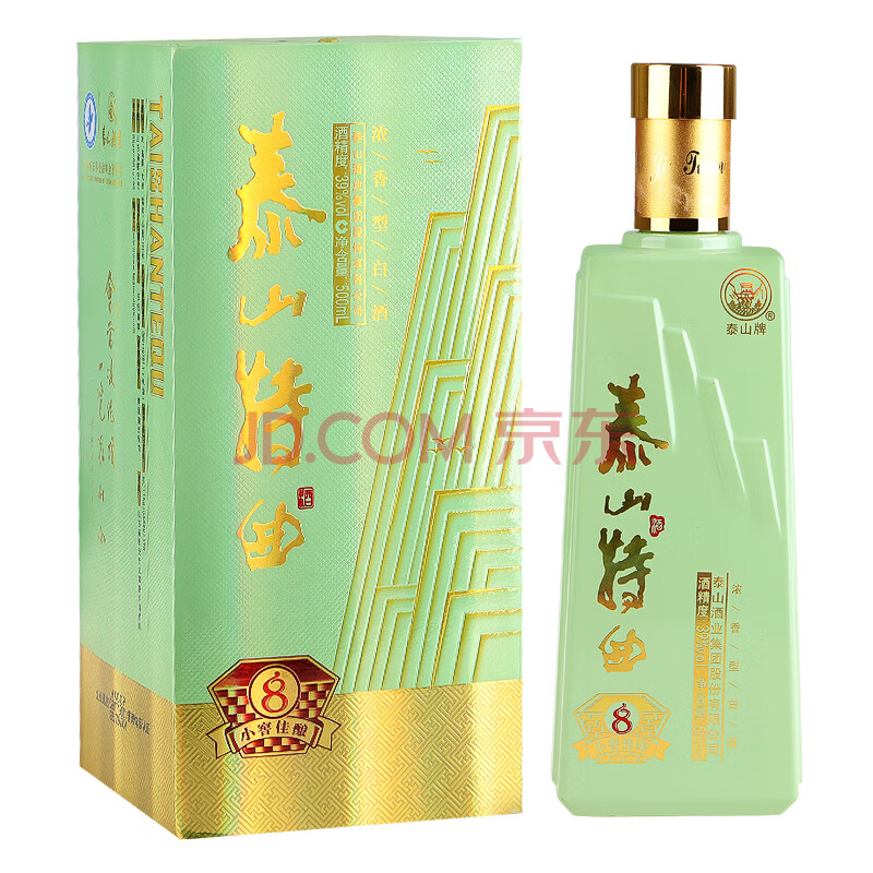 【下架】泰山牌泰山特曲 小窖佳酿8 39度浓香型白酒 单瓶500ml