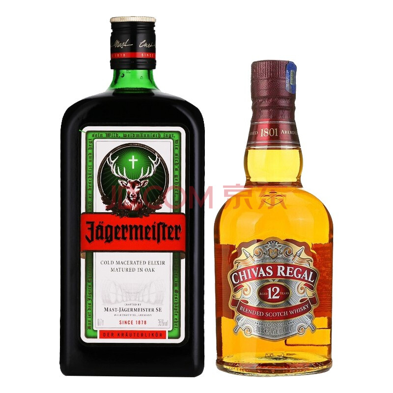 「全球直采」野格(jagermeister)圣鹿鹿酒鹿头酒利口酒力娇酒德国原装