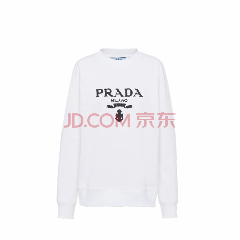 普拉达prada 21秋冬女士平纹针织卫衣 134631s202-1yyc-f0964 白色