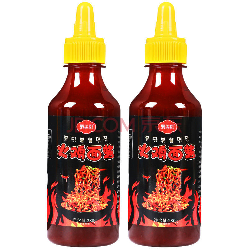 火鸡面酱组合 火鸡面酱料瓶装拌面酱拌饭酱下饭酱甜辣酱超辣辣酱 火鸡