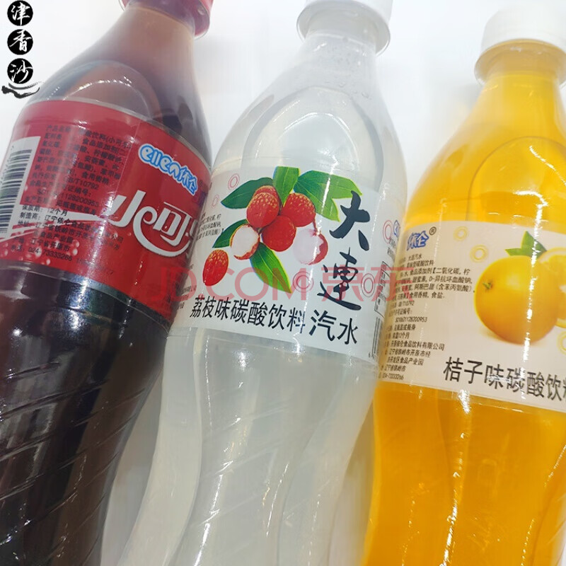 大连汽水荔枝饮料大连老汽水夏日怀旧汽水荔枝味汽水两份18瓶原味大连