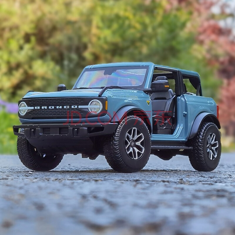 美驰图 1:18 福特烈马 ford bronco 2021款 越野吉普车合金车模型