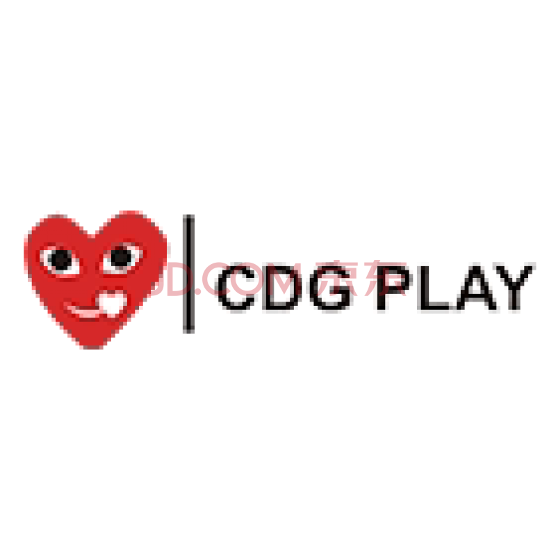 cdg play 商场同款2021夏季新款黑白情侣修身心形logo圆领短袖t恤