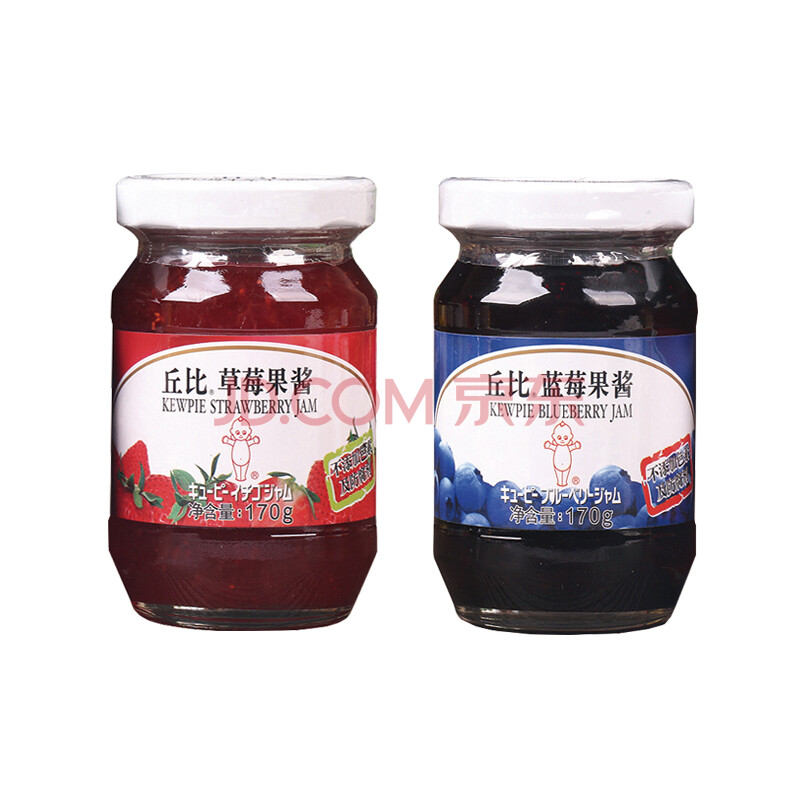 蓝莓酱果酱瓶装涂抹面包山药专用吐司水果酱丘比特草莓酱 草莓果酱170