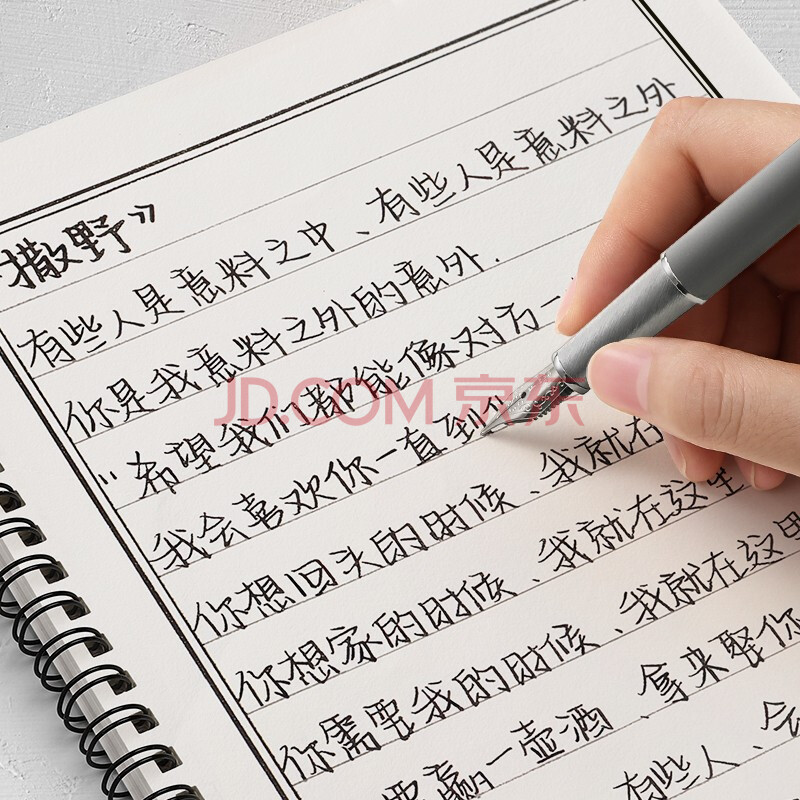 字帖女生鲸落体手写字帖成人奶酪陷阱练字帖中学生硬笔书法网红沄潮体