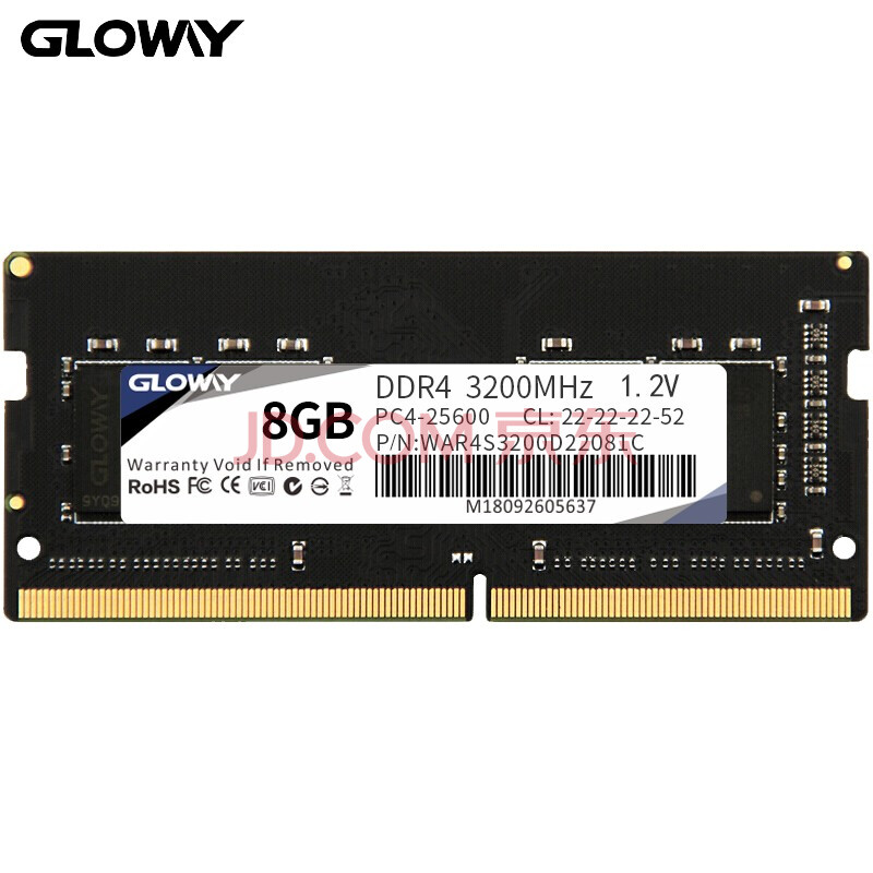 ddr4 2666 笔记本内存条 战将系列-精选颗粒/稳定兼容 ddr4 8g 3200