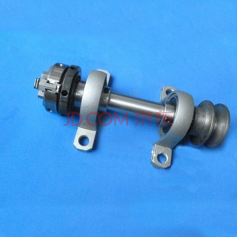 棒特 自制车床三爪四爪50/65小卡盘80/100带法兰主轴125轴承座配件