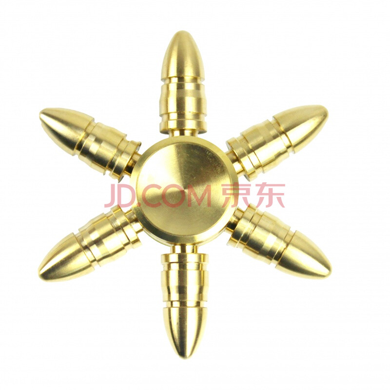 左轮指尖陀螺 金属高速长时间静音陀螺玩具减压玩具左轮子弹头水滴 六