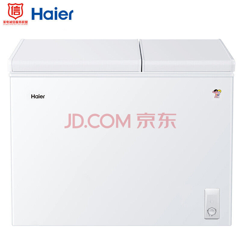 (haier)海尔冷柜家用/商用冷藏冷冻转换 冷冻柜小冰箱 节能母乳冰柜