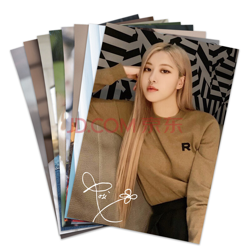blackpink朴彩英全新写真集rose周边专辑签名海报明信片照片礼物 签名