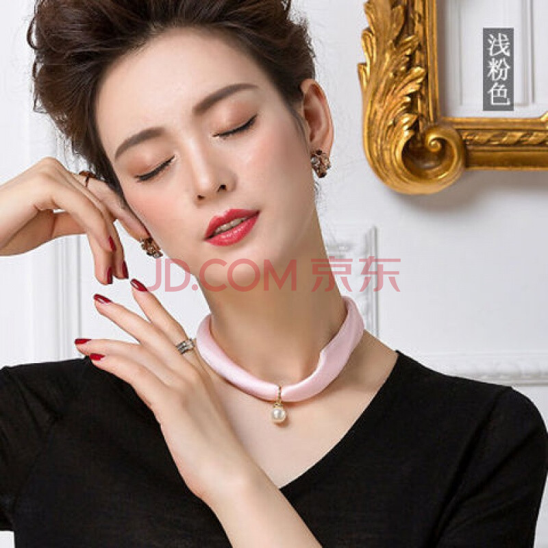 玳琪 真丝细窄丝巾项链女纯色夏季复古小丝巾女韩国春秋百搭小领巾女