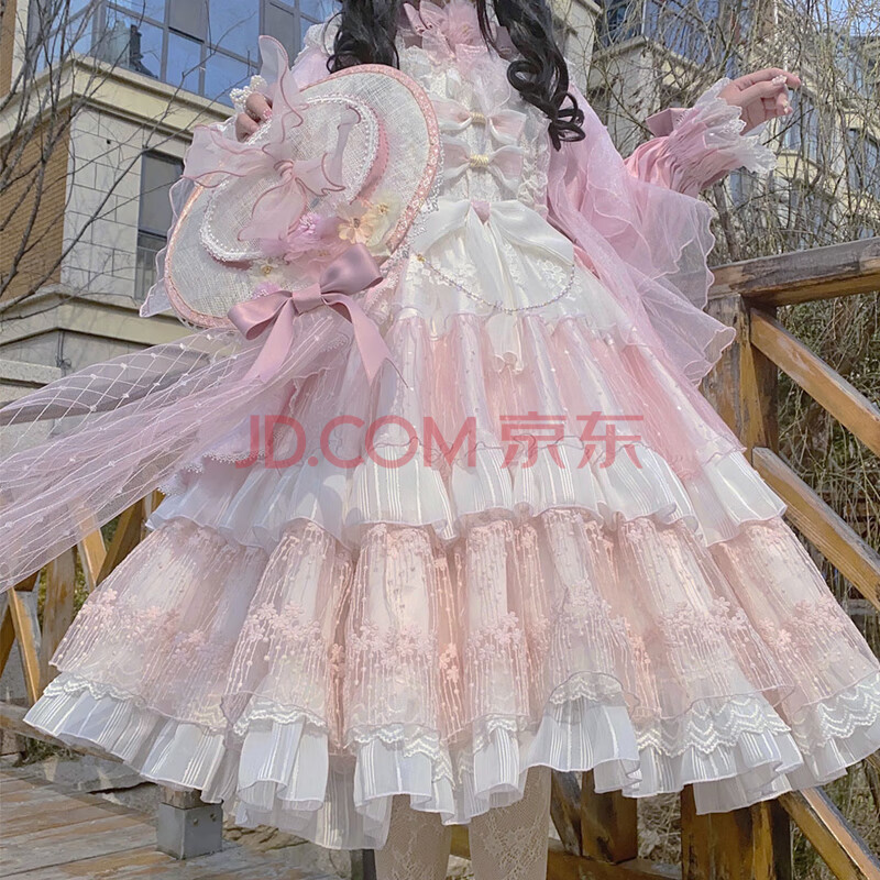 中长裙日常洛丽塔设计软妹初樱现货女甜美系中长裙宫廷洋装软妹裙子